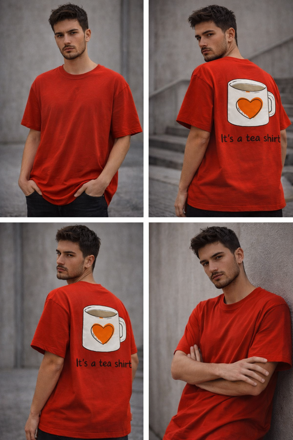 It’s a Tea Shirt – Oversized Unisex Cotton T-Shirt