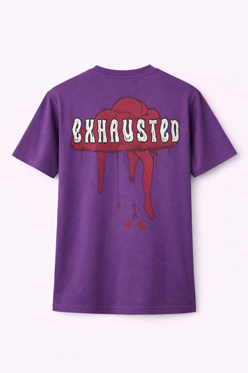 Purple Oversized Graphic T-Shirt