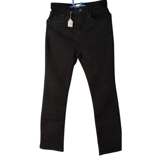 Classic Black Straight-Leg Jeans