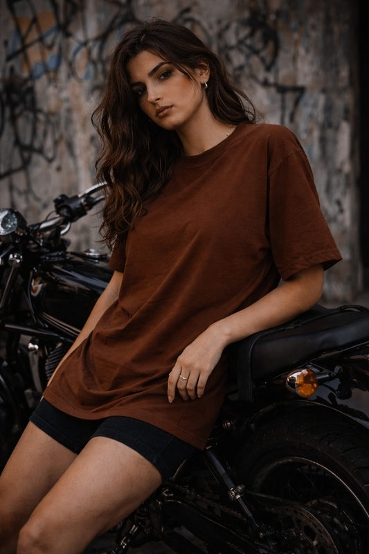 Oversized Brown “It’s a Tea Shirt” Graphic T-Shirt | Unisex Streetwear